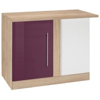 Kochstation Eckunterschrank »KS-Eton«, lila