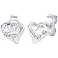 Elli DIAMONDS Herz Liebe Diamant (0.03 ct.) 925 Silber