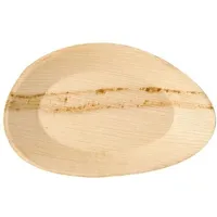 Papstar 25 Teller, Palmblatt Pure oval 26 cm x