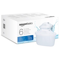 Amazon Basics Wasserfilterkartuschen, 6 stück, 1er-Pack, passend für alle