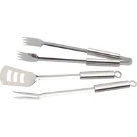 Trendline Grillbesteck Edelstahl 3-teilig silber