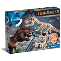 CLEMENTONI Galileo - Ausgrabungs-Set T-Rex & Fossil Modellier-Set 59311