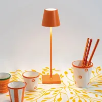 Zafferano Poldina Pro Micro Akku Tischleuchte, LED, orange -