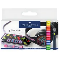 Faber-Castell Neon Marker 6 St. farbsortiert