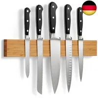 LARHN Magnetleiste Messer aus Bambus mit Extra Starkem Magnet