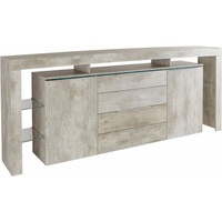 Borchardt Möbel Sideboard »Lima«, (192 oder 220 cm), grau