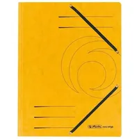Herlitz Einschlagmappe mit Gummizug A4 Colorspan gelb