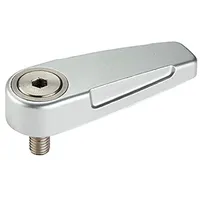 Halder Drehriegel, einseitig | d1=M8 / silber | 24100.0151