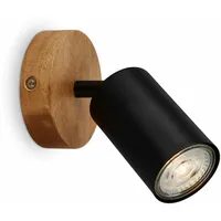 Briloner - Wandstrahler SPOT 1xGU10/9W/230V - Schwarz/Braun