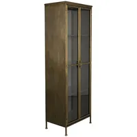 Dutchbone Zuiver Vitrine Gertlush Metall Gold Messing