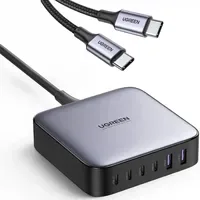 UGREEN GaN 200W (6-Port) Desktop Charger Universal, Dark Gray