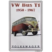 BRISA VW Collection - Volkswagen Retro-Blech-Schild-Vintage-Dekoration Geschenk-Idee aus Metall