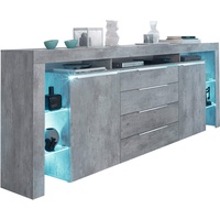 Borchardt Möbel Sideboard »Lima«, (192 oder 220 cm), grau
