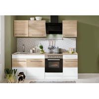 Kochstation Küchenzeile KS-Trient 210 cm weiß