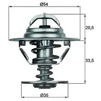 Mahle Thermostat Kühlmittel [Hersteller-Nr. TX888D] für Saab Volvo 850