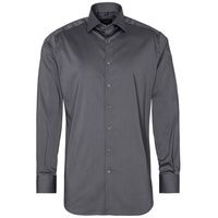Eterna Langarmhemd grau|silberfarben 44/Langarm - 65cm