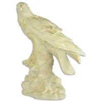 Casa Padrino Deko Skulptur Adler Cremefarben / Gold 42,7