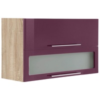 Kochstation Klapphängeschrank »KS-Eton«, Breite 100 cm lila