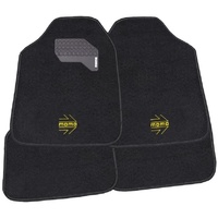 Momo Tires Momo Komplett-Set 4 Stück Universal-Autofussmatten Schwarz/Gelb