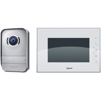Legrand LEGRAND, Video-Türsprechanlage mit 2-Draht-Anschluss, 7-Zoll-Hochglanz-Farbmonitor & Weitwinkelkamera, 2