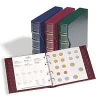 Leuchtturm Sammelalbum NUMIS Classic-Design inkl. Schutzkassette, Rot
