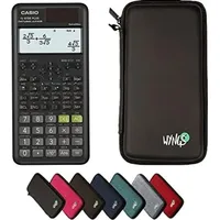 Casio fx-87DE Plus 2nd Edition inkl. WYNGS Schutztasche Schwarz