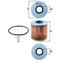 Mahle Ölfilter OX 91D