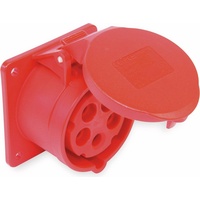 PCE CEE-Anbausteckdose gerade (75x75mm) 32A 5p 6h IP44/IP54 (325-6f7)
