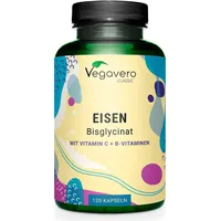 Vegavero EISEN BISGLYCINAT | 30 mg Eisen | Mit