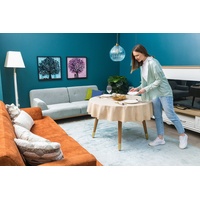 Simurq Tischdecke Abwaschbar - Wasserabweisend | Tischdecke Rund 160