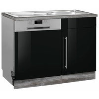 Kochstation Spülenschrank »KS-Samos«, 110 cm breit, inkl. Tür/Sockel für