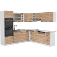 Vicco Winkelküche L-Form 237 x 247 cm Weiß