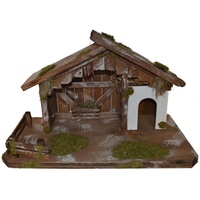Alfred Kolbe Krippe »Weihnachtsdeko«, (1 tlg.), aus Holz, 50x25x30