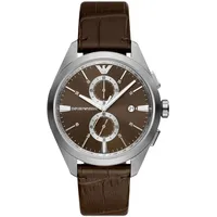 Emporio Armani Herrenuhr EMPORIO ARMANI CLAUDIO AR11482 Chrono Leder