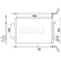 Mahle Kondensator Klimaanlage