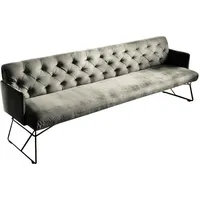 KAWOLA Esszimmerbank CHARME Velvet silber