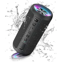 Ortizan Bluetooth Lautsprecher mit Licht, Musikbox Tragbarer Bluetooth Box