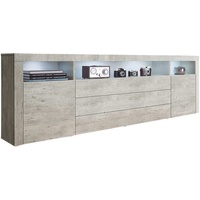 Borchardt Möbel Sideboard »Santa Fe«, Breite 200 cm grau