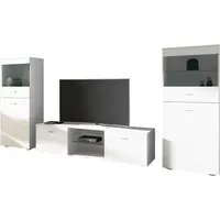 Borchardt Möbel Wohnwand "Scala" Lowboard TV Board Möbel Vitrine