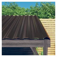VidaXL - Dachpaneele 12 Stk. Pulverbeschichteter Stahl Braun 100x36