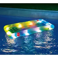 Summer Waves Luftmatratze Aqua Glow Bierpong inkl. LED-Funktion 160x84x19