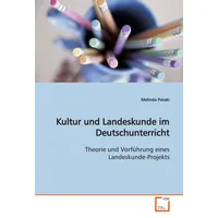 Vdm Verlag Dr. Müller Kultur und Landeskunde im Deutschunterricht