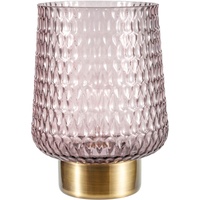 Pauleen Sparkling Glamour mobile Tischleuchte Glas Tischlampe, Timerfunktion 6H