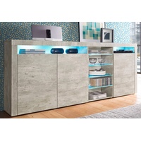 Borchardt Möbel Highboard »Santa Fe«, Breite 200 cm, grau