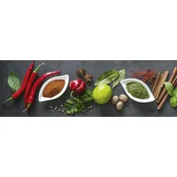 Express Küchen Küchenrückwand EXPRESS KÜCHEN "Gewürze", bunt, B:180cm H:55,9cm,