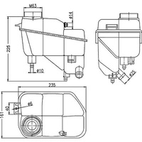 Mahle Ausgleichsbehälter, Kühlmittel