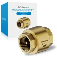 Bächlein Rückschlagventil – Rücklaufventil aus Messing mit beidseitigem G