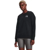 Under Armour Essential Fleece Sweatshirt Damen 001 black/white L