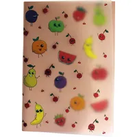 RNK RNK-Verlag Notizbuch Früchte DIN A5 kariert, mehrfarbig Softcover