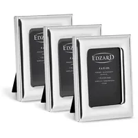 Edzard Adria Bilderrahmen silber 4x6 cm 3er Set